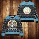 Jack Skellington Loves Busch Latte Ugly Christmas Sweater Gift For Son From Mom Jack Skellington Loves Busch Latte Ugly Christmas Sweater Gift For Son From Mom