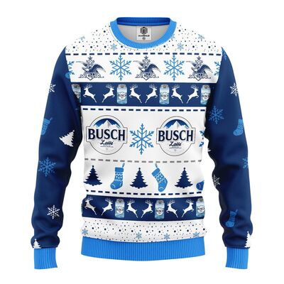 Amazing Busch Latte Ugly Christmas Sweater Gift For Beer Lovers Amazing Busch Latte Ugly Christmas Sweater Gift For Beer Lovers