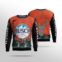 Busch Latte Ugly Christmas Sweater Gift For Husband Busch Latte Ugly Christmas Sweater Gift For Husband