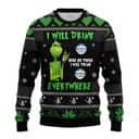 Funny Grinch I Will Drink Busch Light Beer Everywhere Ugly Christmas Sweater Funny Grinch I Will Drink Busch Light Beer Everywhere Ugly Christmas Sweater