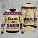 Coors Banquet Ugly Christmas Sweater Xmas Gift For Beer Drinkers Coors Banquet Ugly Christmas Sweater Xmas Gift For Beer Drinkers