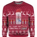 All I Want For Christmas Is Coors Light Ugly Christmas Sweater Beer Lovers Gift All I Want For Christmas Is Coors Light Ugly Christmas Sweater Beer Lovers Gift