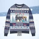 Drinking All The Way Coors Light Beer Ugly Christmas Sweater