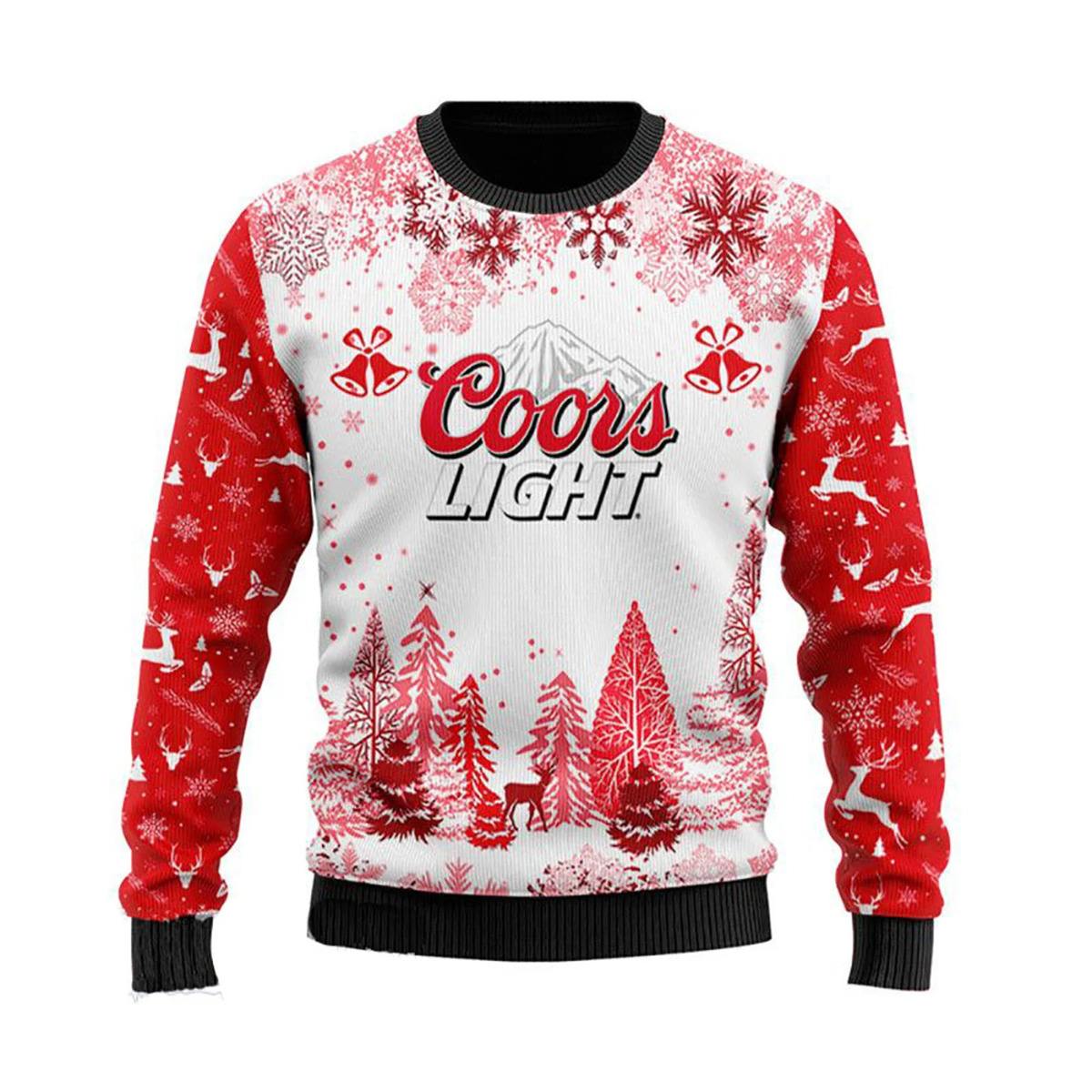 Coors Light Ugly Christmas Sweater Unique Gift For Beer Lovers