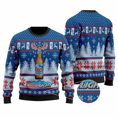 Coors Light Ugly Christmas Sweater Gift For Daughter From Dad
