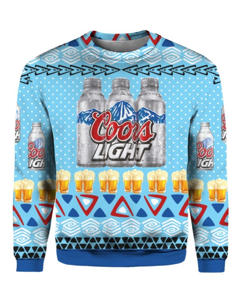 Coors Light Ugly Christmas Sweater Gift For Mom