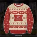 Miller High Life Ugly Christmas Sweater Red Christmas Gift For Brothers Miller High Life Ugly Christmas Sweater Red Christmas Gift For Brothers