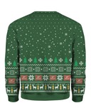 Green Girl In The Moon Miller High Life Ugly Christmas Sweater Beer Lovers Gift Green Girl In The Moon Miller High Life Ugly Christmas Sweater Beer Lovers Gift