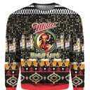 Miller High Life Beer Ugly Christmas Sweater Surprise Gift For Girlfriend Miller High Life Beer Ugly Christmas Sweater Surprise Gift For Girlfriend