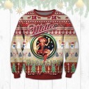 Miller High Life Ugly Christmas Sweater Trending Gift For Daughter Miller High Life Ugly Christmas Sweater Trending Gift For Daughter