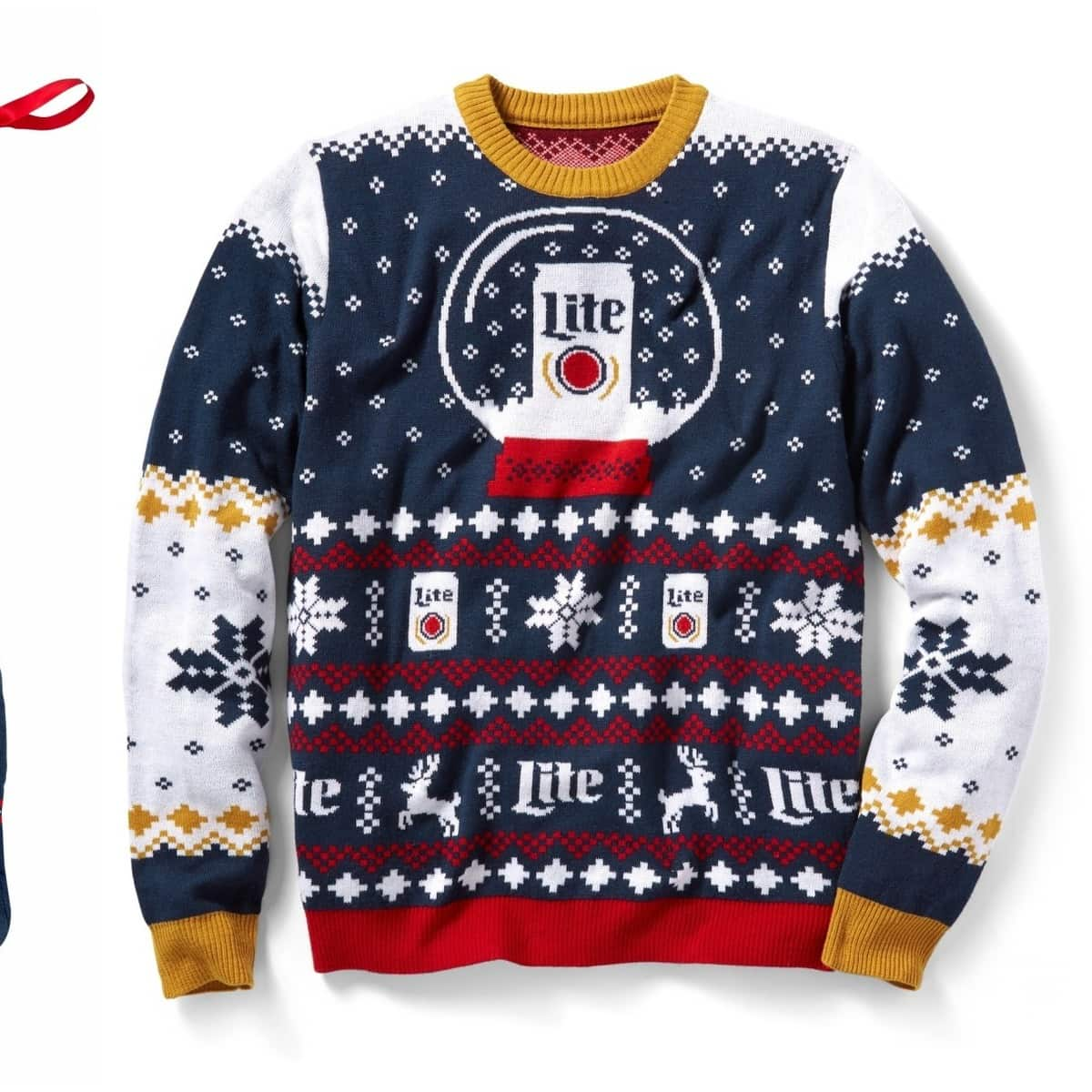 Miller High Life Beer Ugly Christmas Sweater Gift For Best Friends