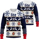 Miller Lite Ugly Christmas Sweater Christmas Gift For Family Miller Lite Ugly Christmas Sweater Christmas Gift For Family