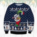 Christmas Miller Lite Beer Ugly Christmas Sweater The Grinch  Christmas Miller Lite Beer Ugly Christmas Sweater The Grinch