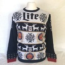 Miller Lite Beer Ugly Christmas Sweater Cool Gift For Best Friends Miller Lite Beer Ugly Christmas Sweater Cool Gift For Best Friends