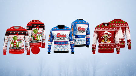 21 Festive Coors Light Ugly Christmas Sweaters to Rock This Holiday Season