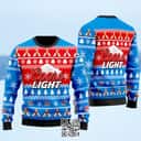 Coors Light Beer Blue Red Ugly Christmas Sweater Coors Light Beer Blue Red Ugly Christmas Sweater