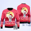 Santa Claus Coors Light Beer Ugly Christmas Sweater Santa Claus Coors Light Beer Ugly Christmas Sweater