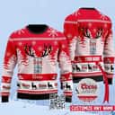 Deer Coors Light Beer Ugly Christmas Sweater Custom Name Deer Coors Light Beer Ugly Christmas Sweater Custom Name