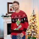 Grinch Coors Light Beer Ugly Christmas Sweater