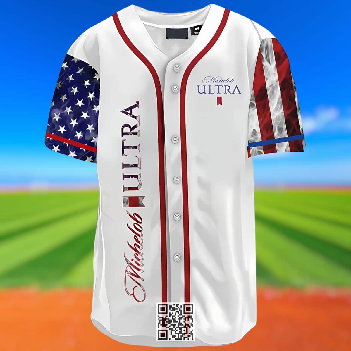 Michelob ULTRA Beer Baseball Jersey Custom Name Michelob ULTRA Beer Baseball Jersey Custom Name
