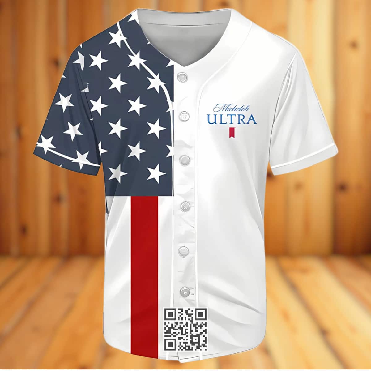 Donald Trump Michelob ULTRA Beer Baseball Jersey Donald Trump Michelob ULTRA Beer Baseball Jersey