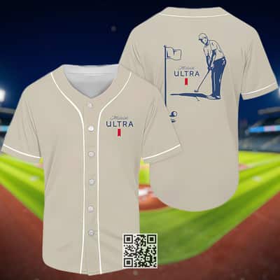 Michelob ULTRA Beer Baseball Jersey Golf Player