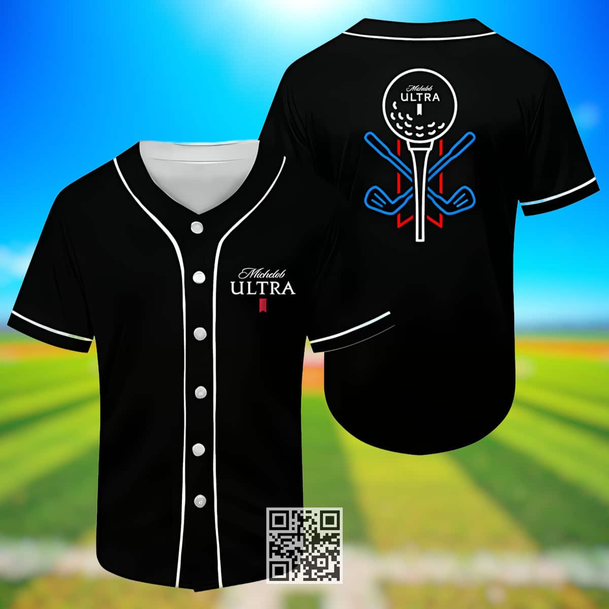 Michelob ULTRA Beer Baseball Jersey X Golf