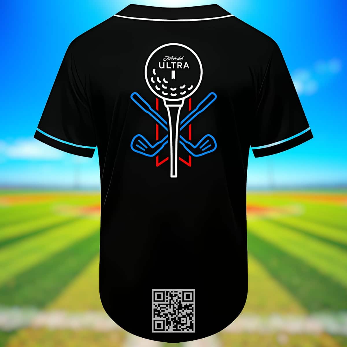 Michelob ULTRA Beer Baseball Jersey X Golf Michelob ULTRA Beer Baseball Jersey X Golf