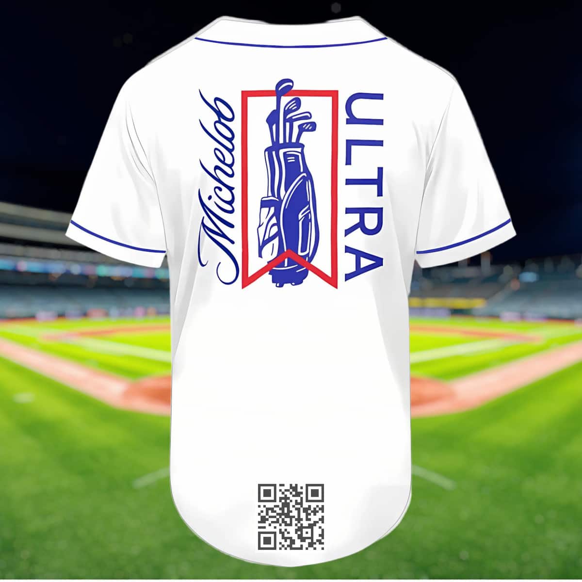 Michelob ULTRA Beer Baseball Jersey Golf Bag Michelob ULTRA Beer Baseball Jersey Golf Bag