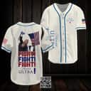 Trump Michelob ULTRA Beer Baseball Jersey Fight Fight Fight Trump Michelob ULTRA Beer Baseball Jersey Fight Fight Fight