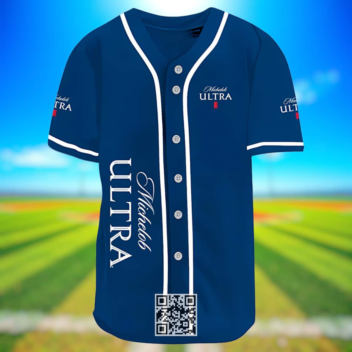 Michelob ULTRA Baseball Jersey Live Like A King Michelob ULTRA Baseball Jersey Live Like A King