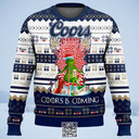 Coors Banquet Is Coming Ugly Christmas Sweater Coors Banquet Is Coming Ugly Christmas Sweater