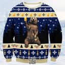 Bear Loves Coors Banquet Beer Ugly Christmas Sweater