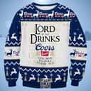 Lord Of The Rings Coors Banquet Beer Ugly Christmas Sweater Lord Of The Rings Coors Banquet Beer Ugly Christmas Sweater