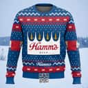Hamm's Beer Ugly Christmas Sweater Snowflake Hamm's Beer Ugly Christmas Sweater Snowflake