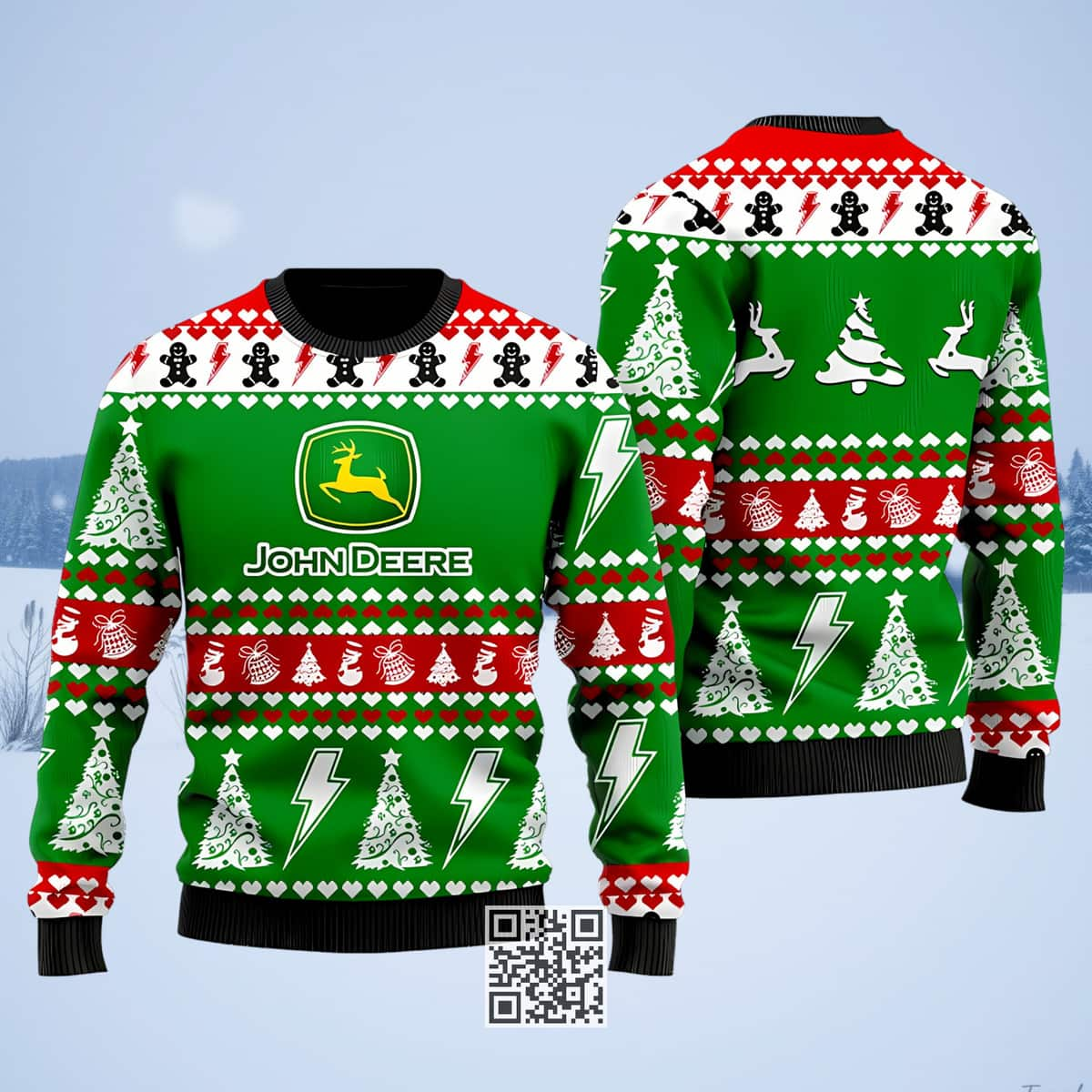 Busch Light John Deere Ugly Christmas Sweater Beer Lovers Gift