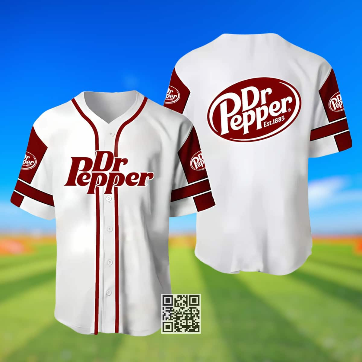 Basic Dr Pepper Beer Baseball Jersey