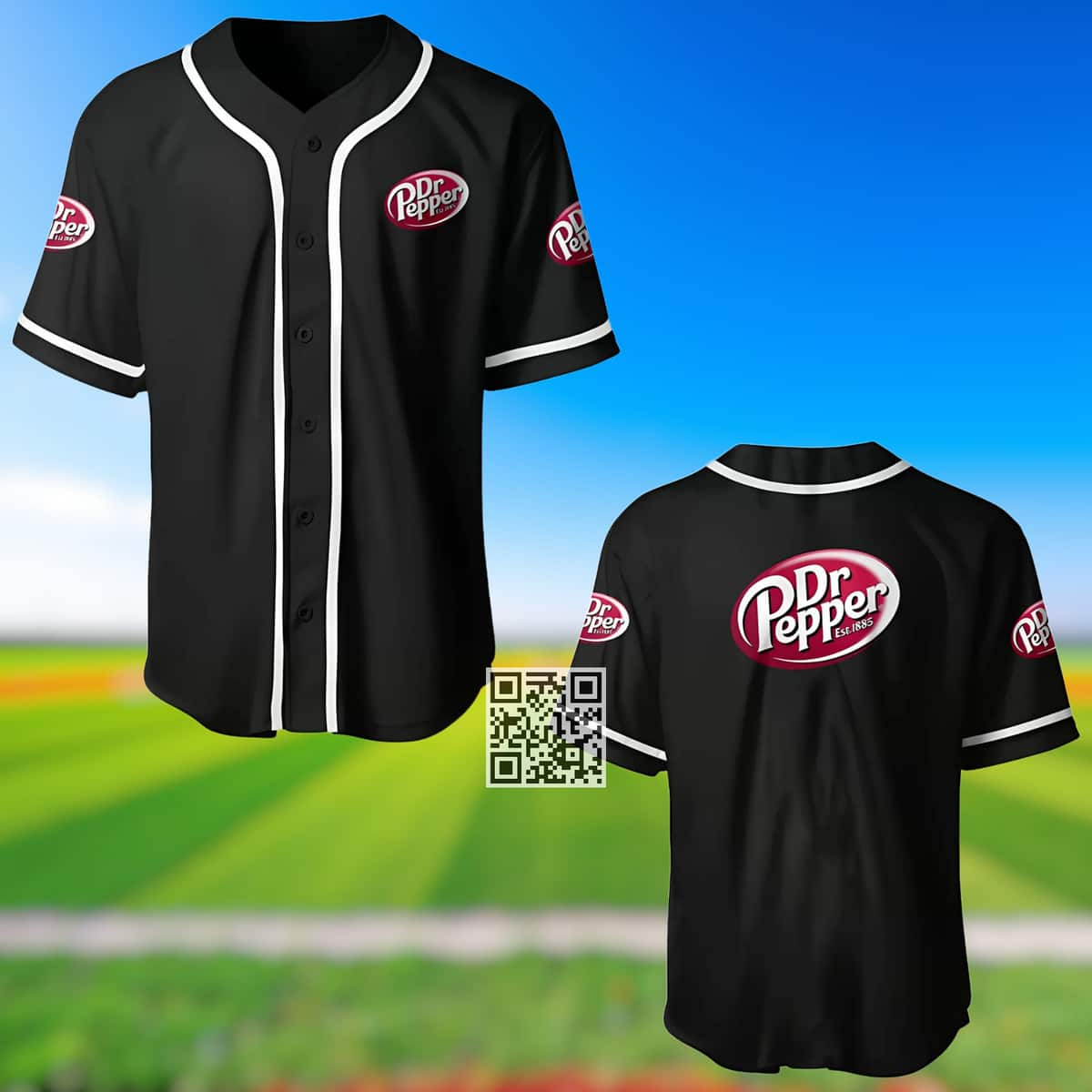 Dr Pepper Baseball Jersey Unusual Gift For Beer Lovers