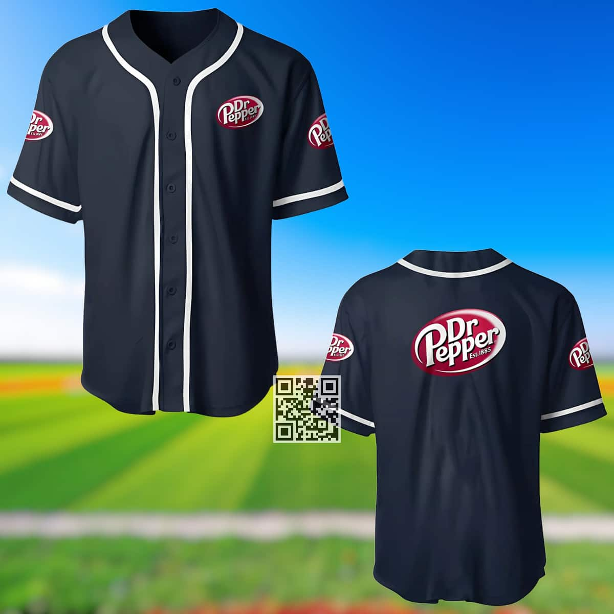 Dr Pepper Baseball Jersey Beer Lovers Gift