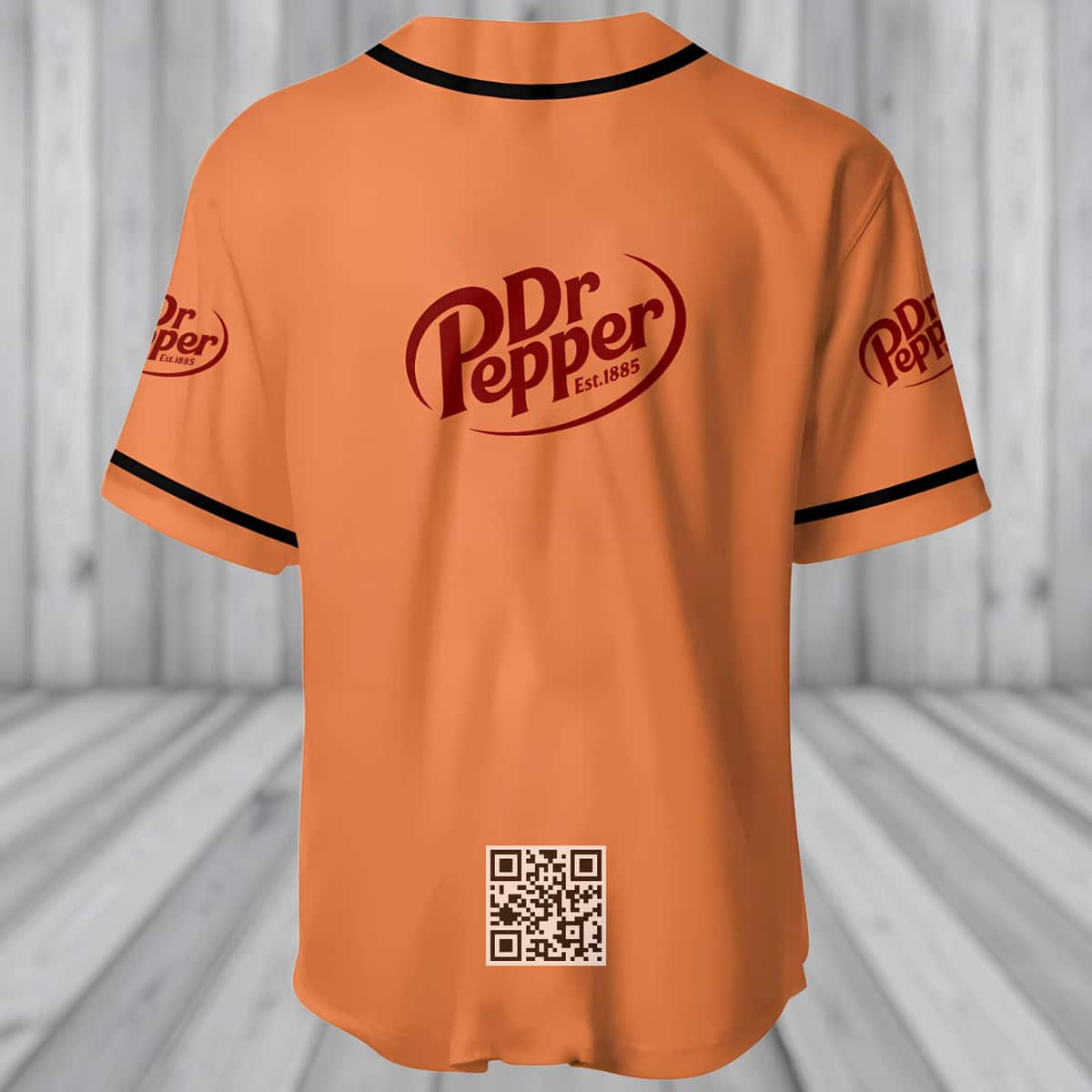 Orange Dr Pepper Baseball Jersey Gift For Friends Orange Dr Pepper Baseball Jersey Gift For Friends