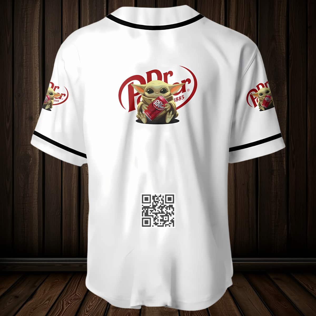 Baby Yoda Loves Dr Pepper Baseball Jersey Baby Yoda Loves Dr Pepper Baseball Jersey