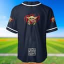 Navy Baby Yoda Dr Pepper Baseball Jersey Navy Baby Yoda Dr Pepper Baseball Jersey