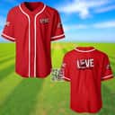 Red Dr Pepper Baseball Jersey Love Language Red Dr Pepper Baseball Jersey Love Language