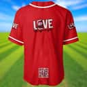 Red Dr Pepper Baseball Jersey Love Language