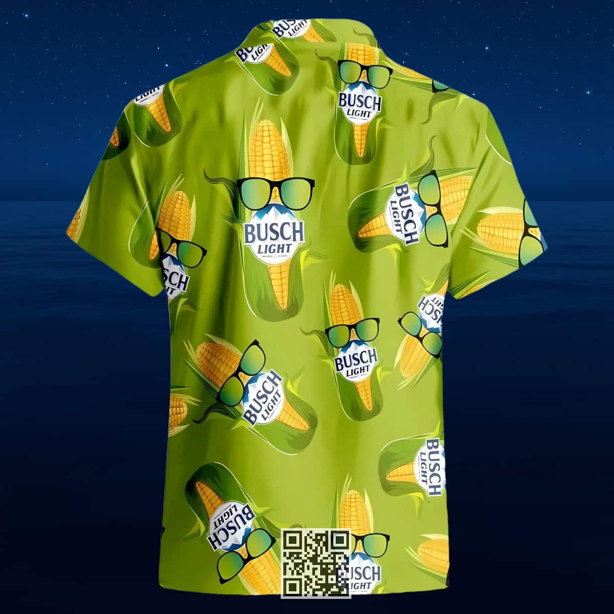 Busch Light Corn Hawaiian Shirt Summer Beach Gift Busch Light Corn Hawaiian Shirt Summer Beach Gift