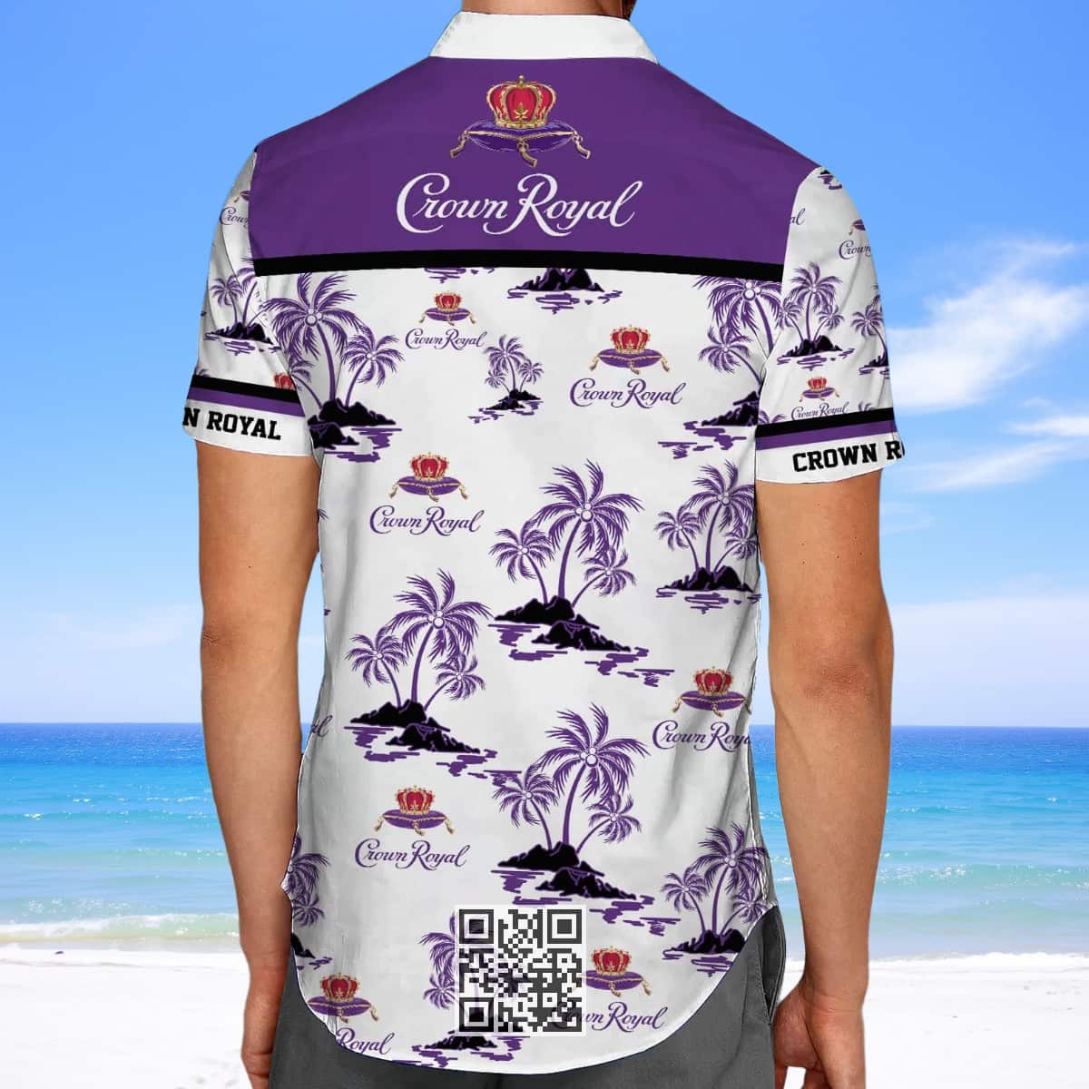 Crown Royal Whisky Hawaiian Shirt Beach Lovers Gift Crown Royal Whisky Hawaiian Shirt Beach Lovers Gift