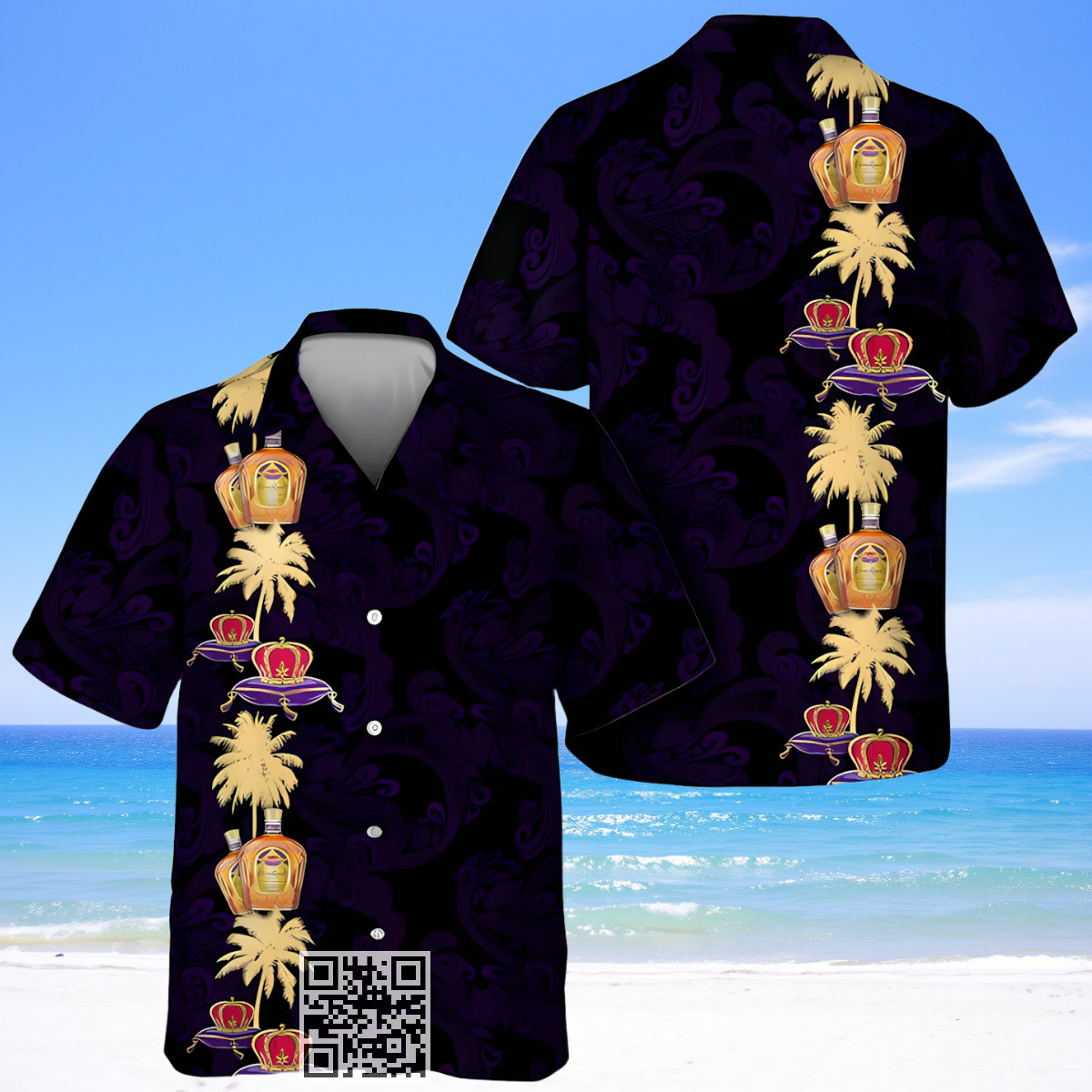 Aloha Crown Royal Hawaiian Shirt Gift For Whisky Lovers