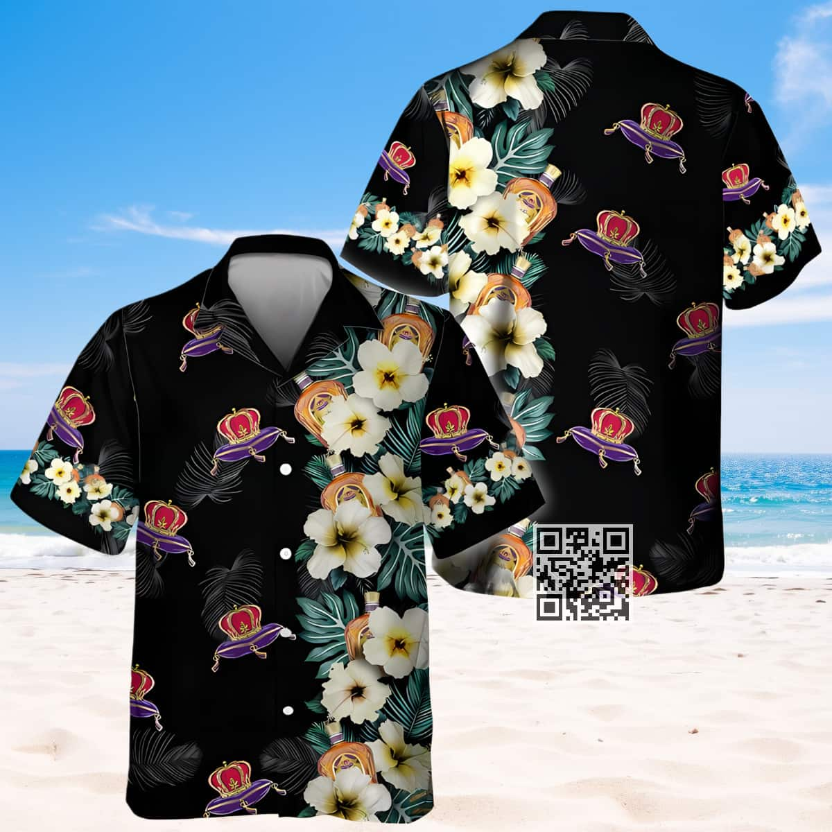 Crown Royal Whisky Hawaiian Shirt Gift For Beach Lovers