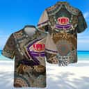 Crown Royal Whisky Hawaiian Shirt Boho Mandala