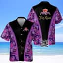 Crown Royal Whisky Hawaiian Shirt Tropical Flower Beach Lovers Gift Crown Royal Whisky Hawaiian Shirt Tropical Flower Beach Lovers Gift